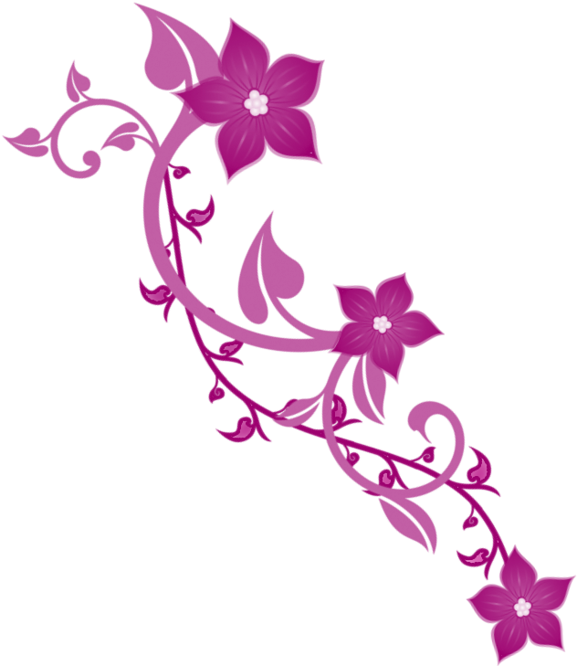 Purple Flower Swirls Hd Photo - Flower Swirl Png (1024x768), Png Download