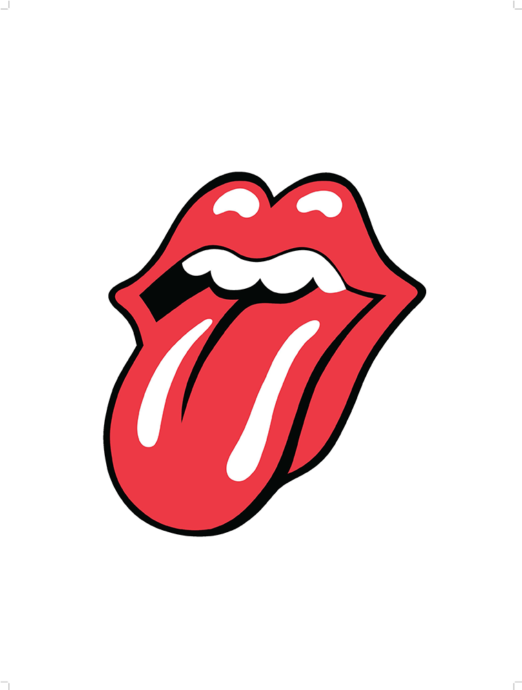 Rolling Stones Lips (1000x1000), Png Download