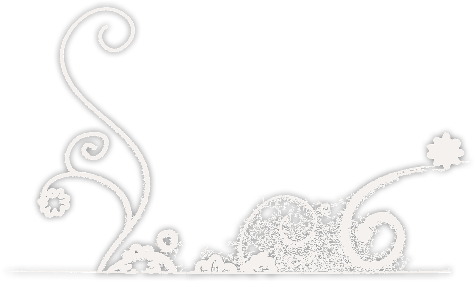 Simple Swirl Bo - Flower (1597x944), Png Download