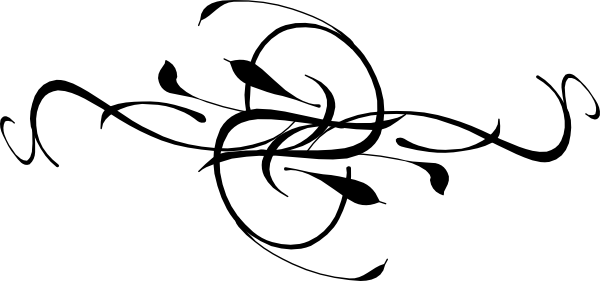 Collection Of Free Fancied Clipart Swirly Line Download - Banner Underline (600x281), Png Download