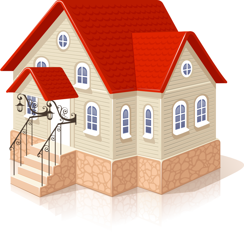 Home Clipart Vector Png - 3d House Icon Png (1000x953), Png Download