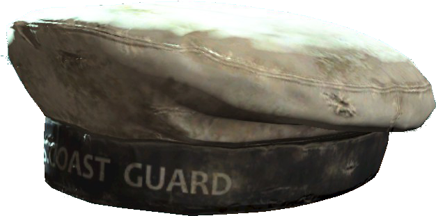 Coast Guard Hat - Leather (673x424), Png Download