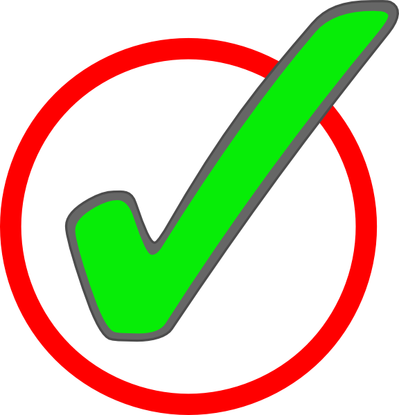 Graphic Royalty Free Download Green Check Mark In Circle - Check Mark In A Circle Png (576x599), Png Download