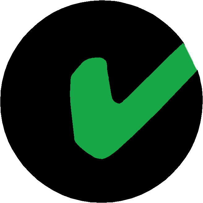 Green Tick - Portrait Of A Man (656x656), Png Download