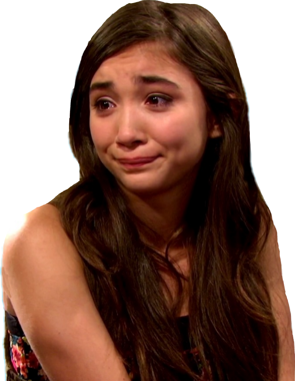 Report Abuse - Rowan Blanchard Sad (1024x1321), Png Download