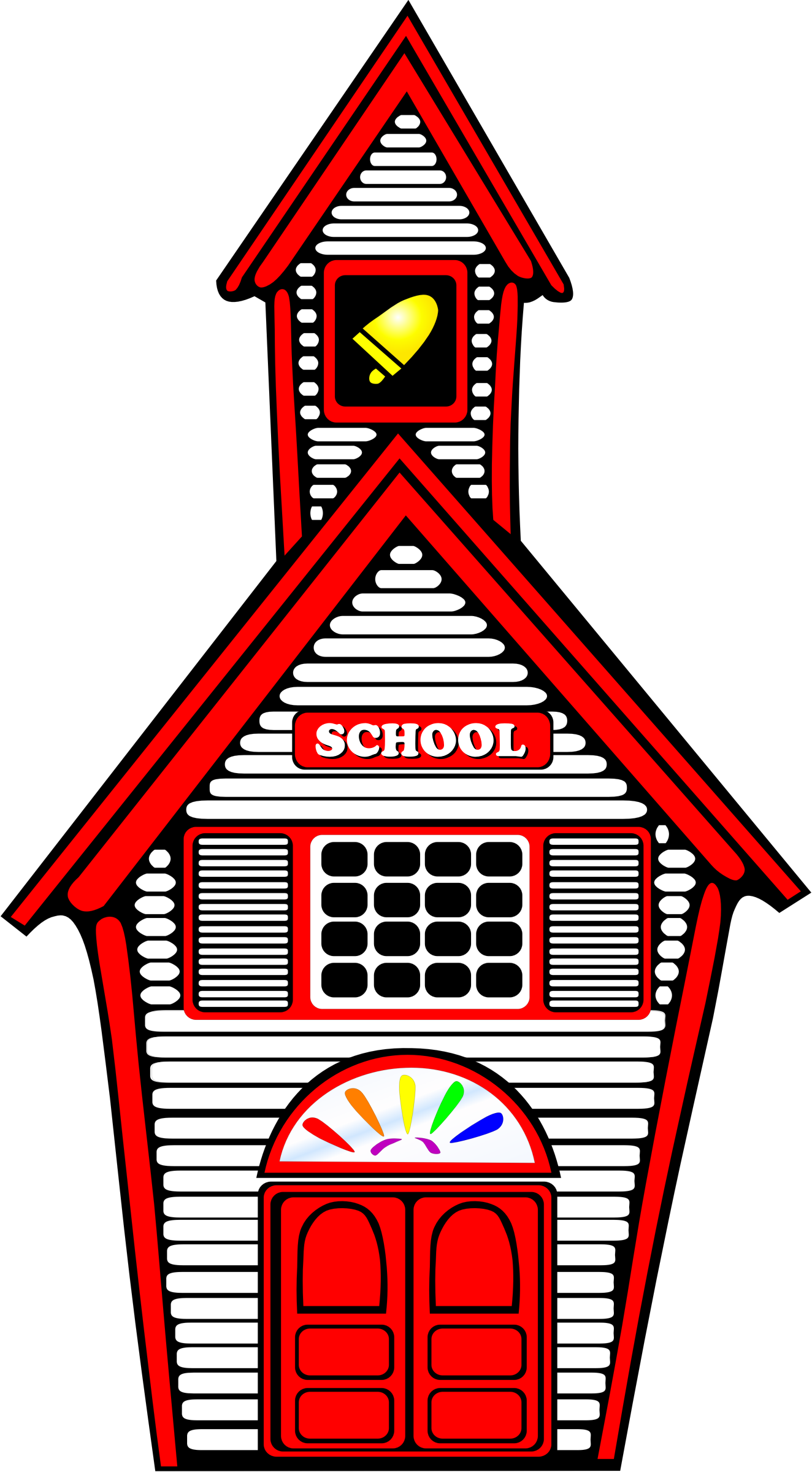 Image - School Building Clip Art (1324x2399), Png Download