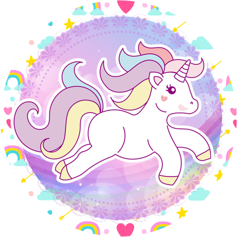 Moldura Unicornio Png - Tag Unicórnio (474x474), Png Download
