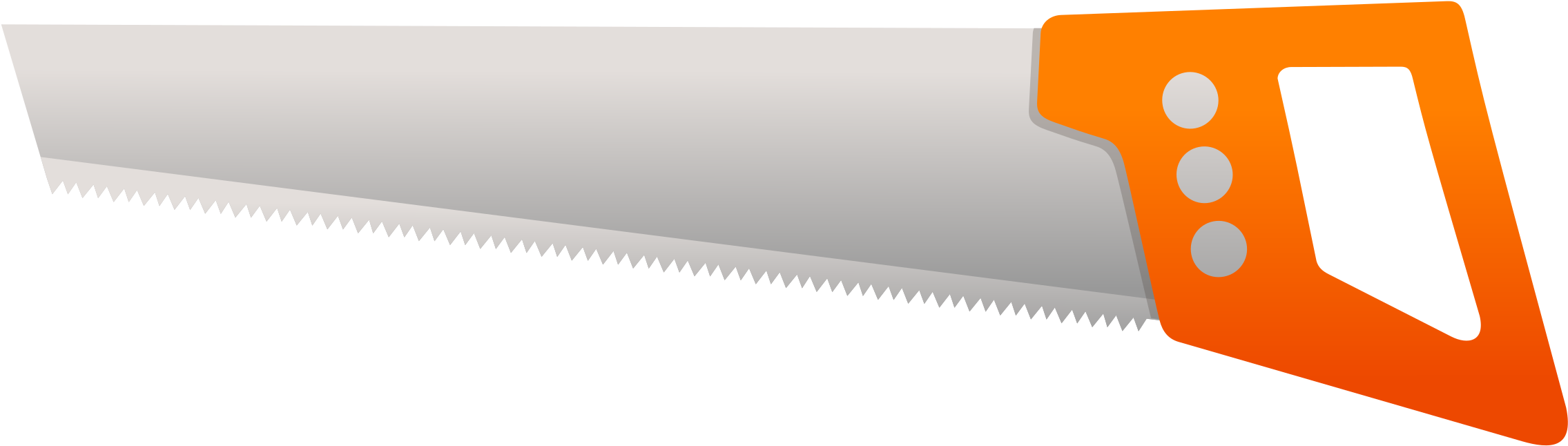 Png Saw Royalty Free Stock - Saw (2400x783), Png Download