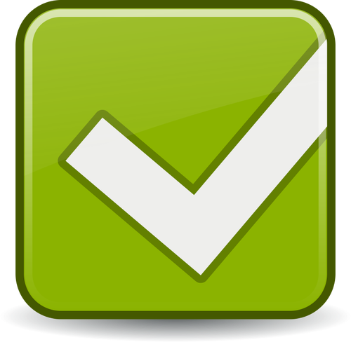 Green Tick Clipart Light Green - Icon (500x488), Png Download