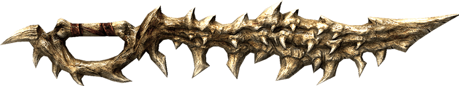 Bone Saw - Bone Weapon Png (1024x622), Png Download