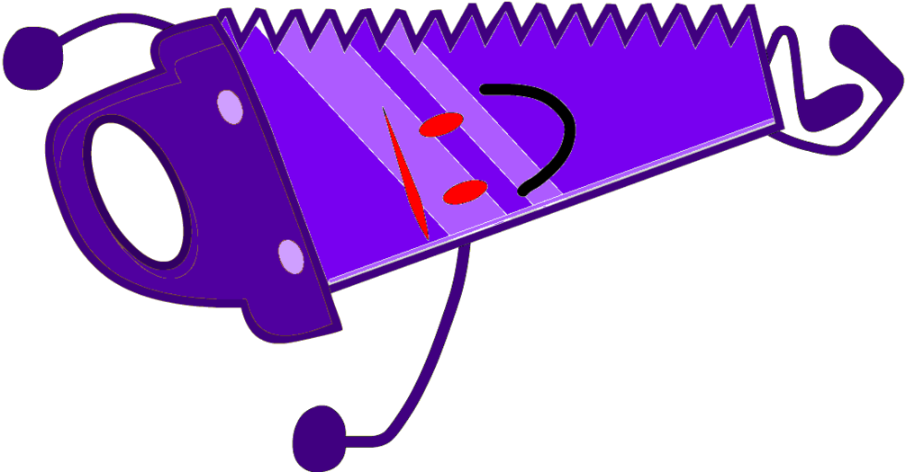 Shadow Saw - Bfdi Shadow Body (1006x525), Png Download