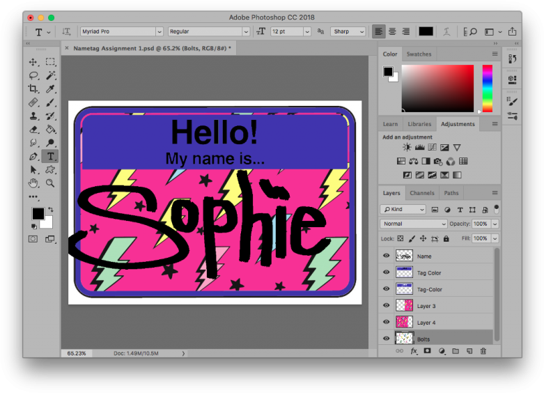 Hello My Name Is Sophie Lager And I Hail From Juneau - Graphics Software (800x581), Png Download