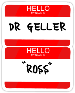 Http - //ih2 - Redbubble - Net/image - 12208693 - 1986/sticker, - Hello My Name Is Friends (375x360), Png Download