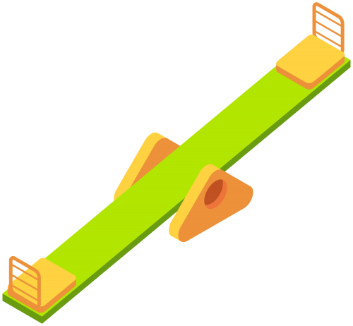 See Saw Swing Png Clip Art - Portable Network Graphics (500x462), Png Download