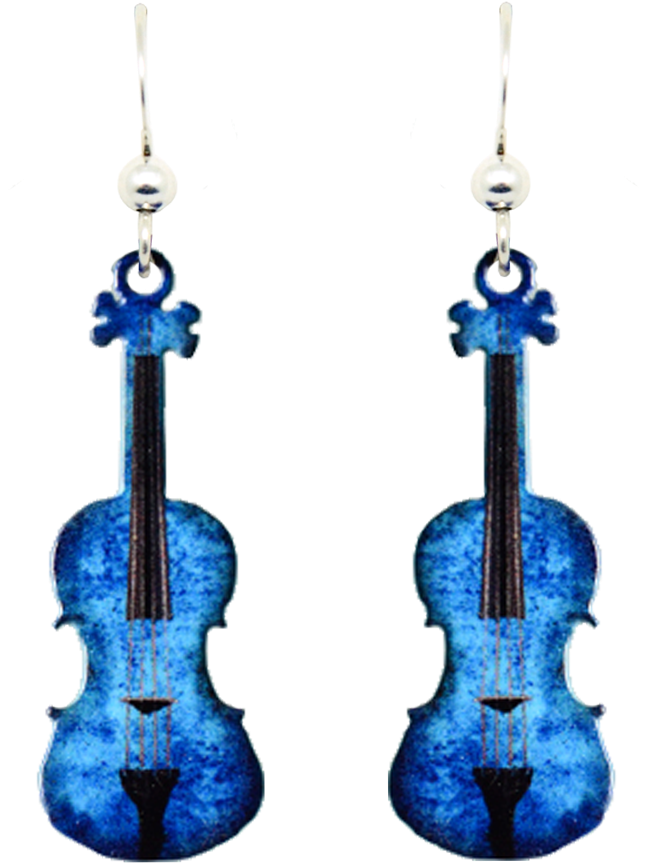 Blue Violin - Violin (1000x1000), Png Download