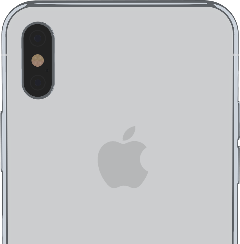 X Renders/iphone X Flashlight Off - Iphone (1920x1080), Png Download