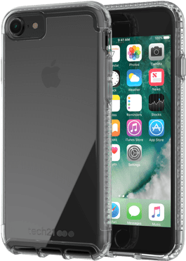 Front And Back - Tech21 Iphone 8 Pure Clear Case (300x400), Png Download