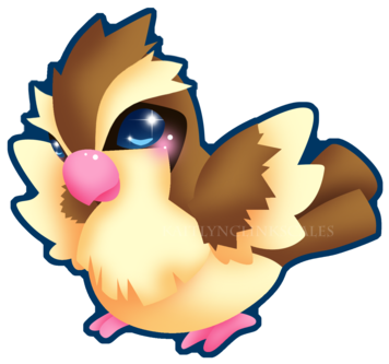 Clipart Free Stock By Clinkorz Deviantart Com On Team - Pokemon Pidgey Cute (400x365), Png Download