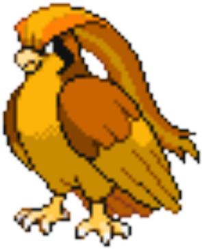 Survival Pidgeot Made By Lurantise - Pokemon Pixel Art Pidgeotto (420x420), Png Download