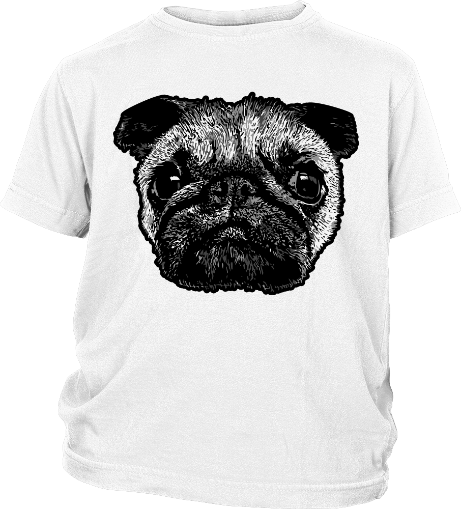 Pug Face Kids T-shirt - Team Valor - Pokemon Go Into The Fire Tshirt Hoodies (1000x1000), Png Download