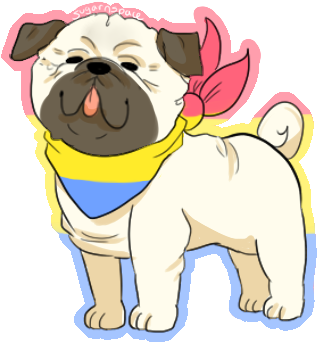 Vector Royalty Free A Little Sparkle Pugs Pinterest - Drawing (500x500), Png Download