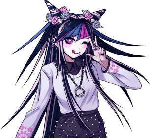Pastel Goth Ibooks Requested By Plantfox Lol How Do - Ibuki Mioda Sprite Edits (500x280), Png Download