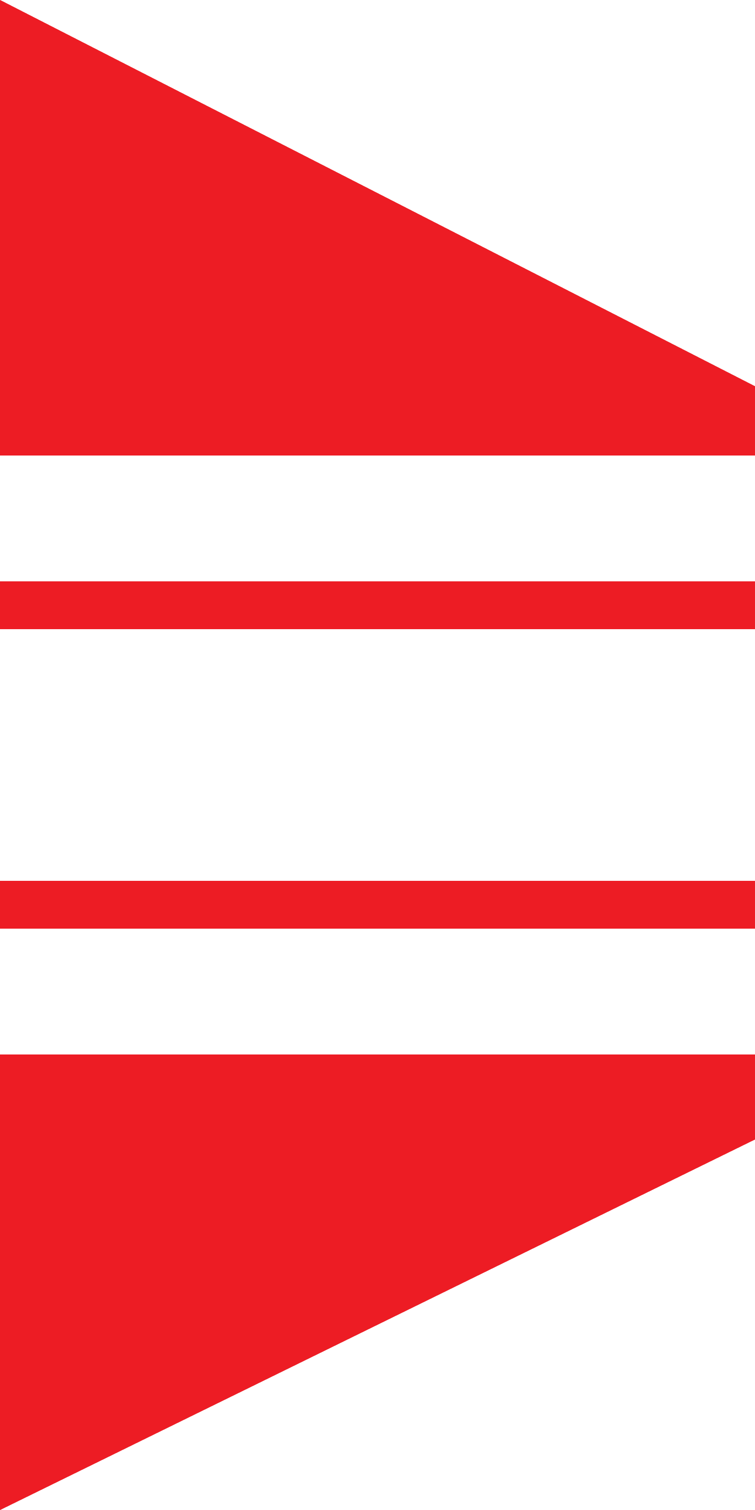 Ochave A Flag In The Shape Of A Trapezoidoc - Flag (1500x3000), Png Download