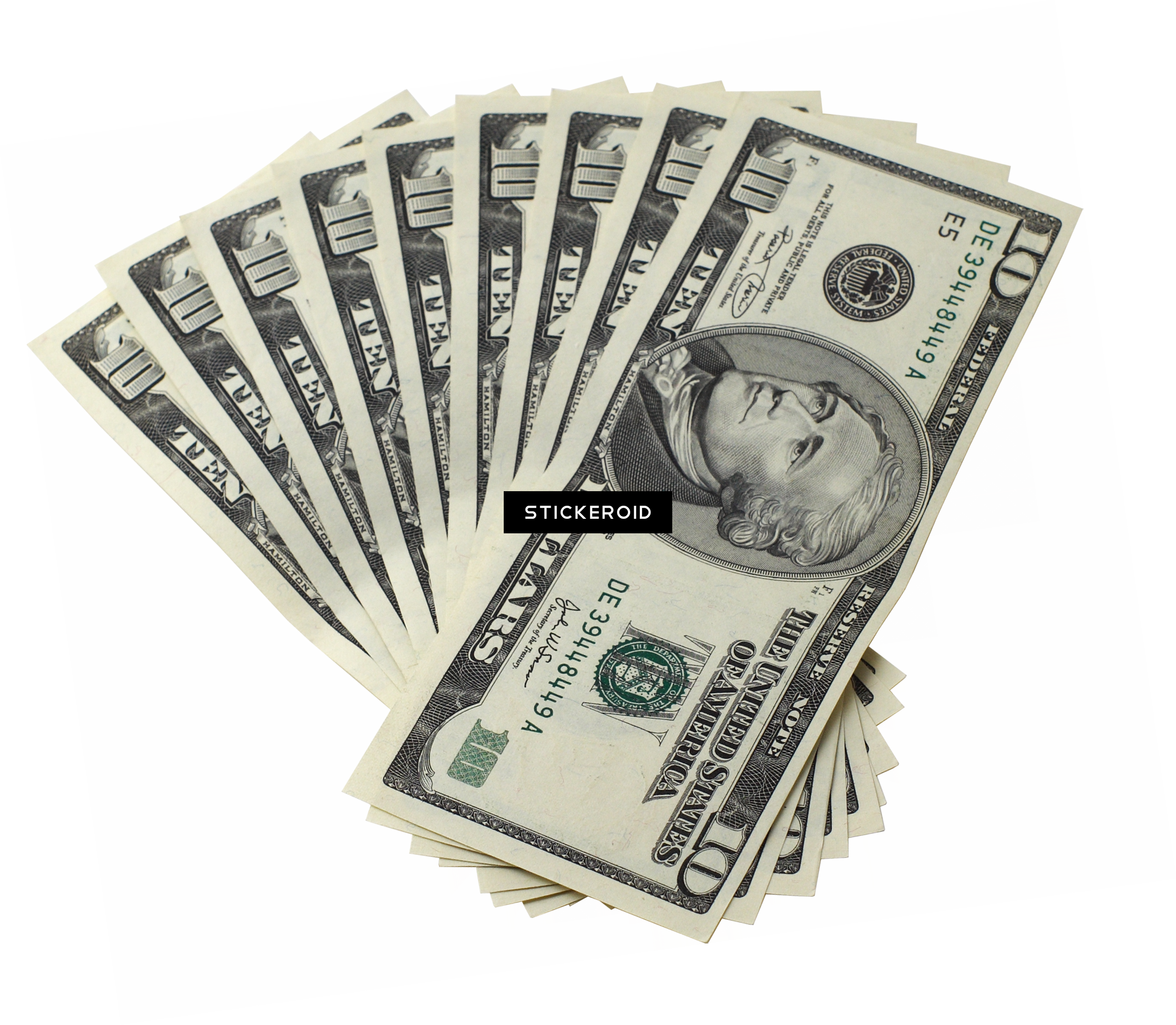 Money Bag Emoji - Thug Life Dolar Png (2512x2189), Png Download