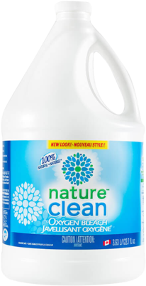 Oxygen Liquid Bleach - Nature Clean Dishwashing Liquid Unscented (480x480), Png Download