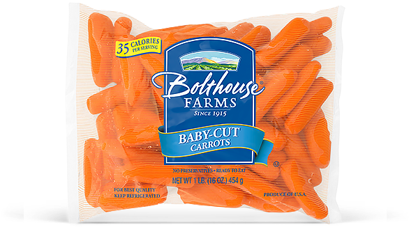 Baby Carrots - Bolthouse Farms Carrots (585x498), Png Download
