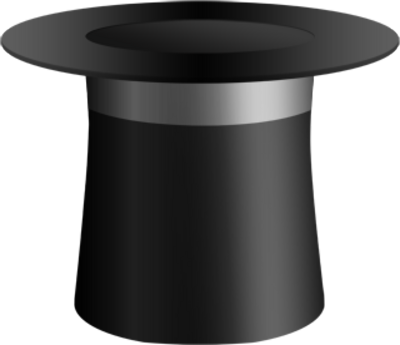 Magic Hat Psd, Free Vector - Magic Hat Png (400x345), Png Download
