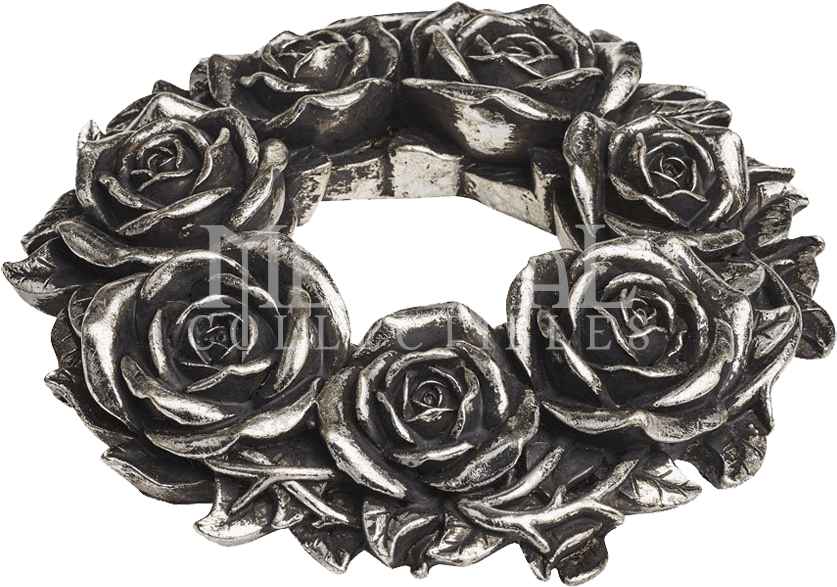 Item - Alchemy Of England Black Rose Wreath (850x850), Png Download