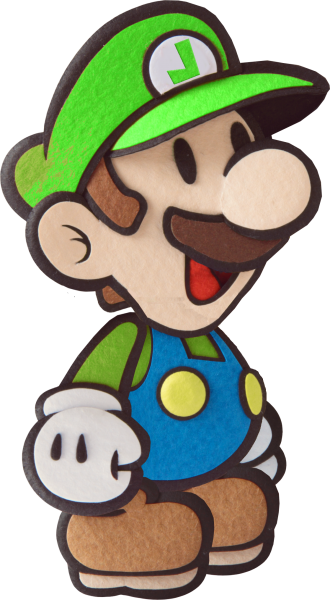 Paper Luigi Png - Paper Luigi (330x600), Png Download