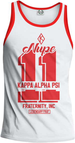 Kappa Alpha Psi Legendary Greek Tank Top - Active Tank (523x600), Png Download