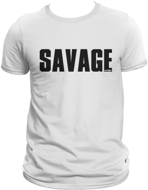 Savage White And Black Tshirt - T Shirt For Dance (400x400), Png Download