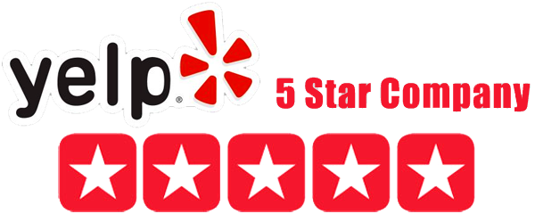 Yelp Five Star Company - 5 Star On Yelp (600x240), Png Download
