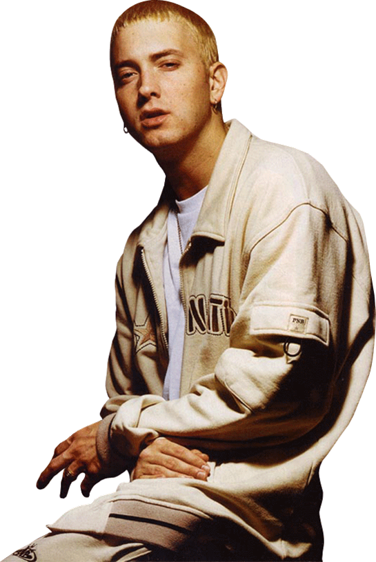 Eminem Png File Download Free - Eminem Hip-hop Music Rap Singer Bw 24x18 Print Poster (545x815), Png Download