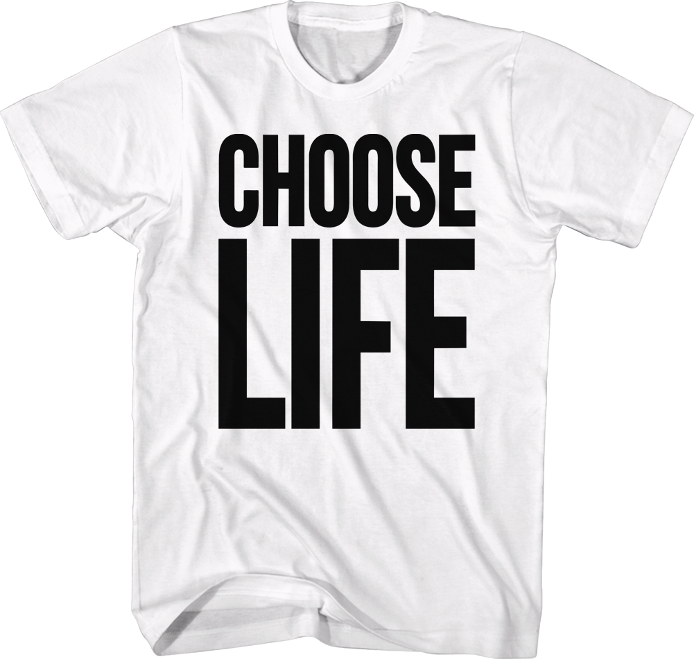 Wham Choose Life T-shirt - Wham Shirt (1001x950), Png Download