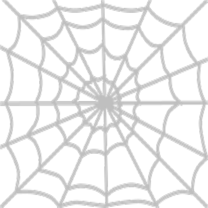 White Spider Web Png Clip Art Transparent Library - Spider Web Clipart Black And White (420x420), Png Download
