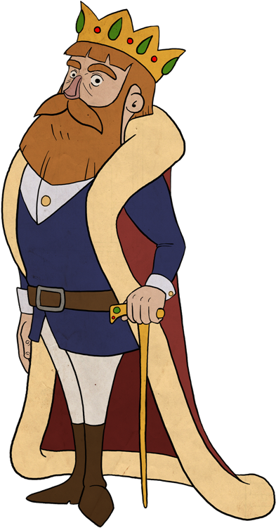 Un Rey Recibió Como Obsequio, Dos Pequeños Halcones, - Human (467x800), Png Download