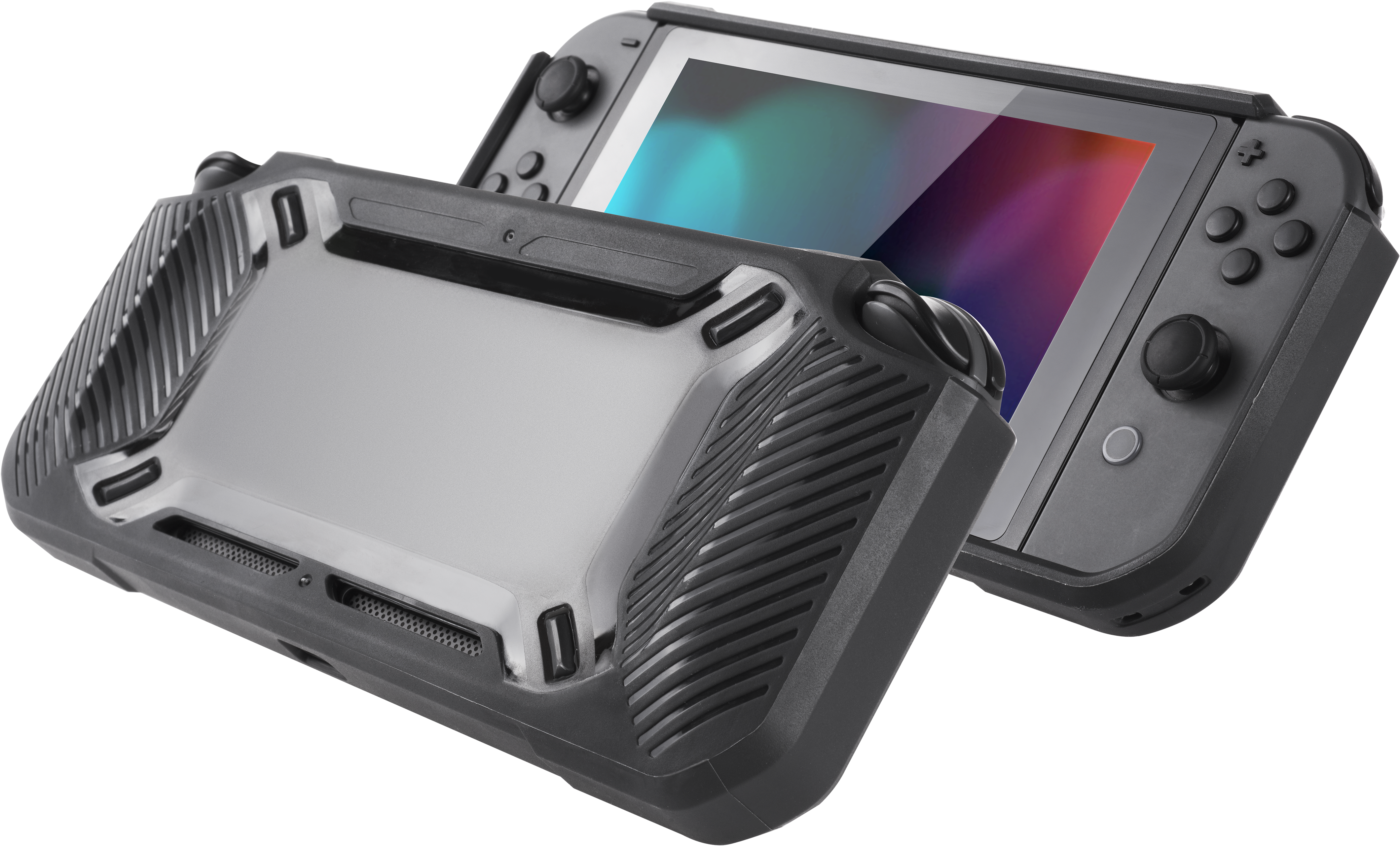 The Rugged Shell Provides Highly Protective Protection, - Snakebyte Case Nintendo Switch (4726x3129), Png Download