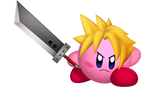 Dazwa On Twitter - Kirby Cloud Png (500x400), Png Download