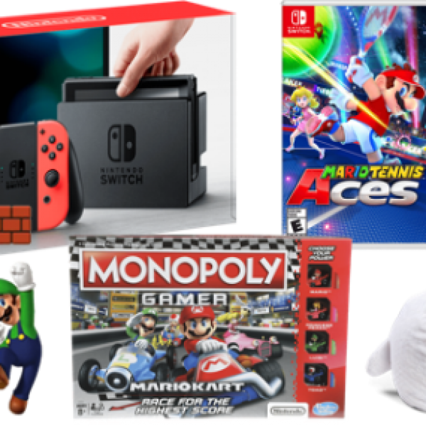 Nintendo Switch (neon Red/blue) (600x600), Png Download
