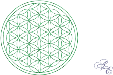Chakra Flower Of Life (520x260), Png Download
