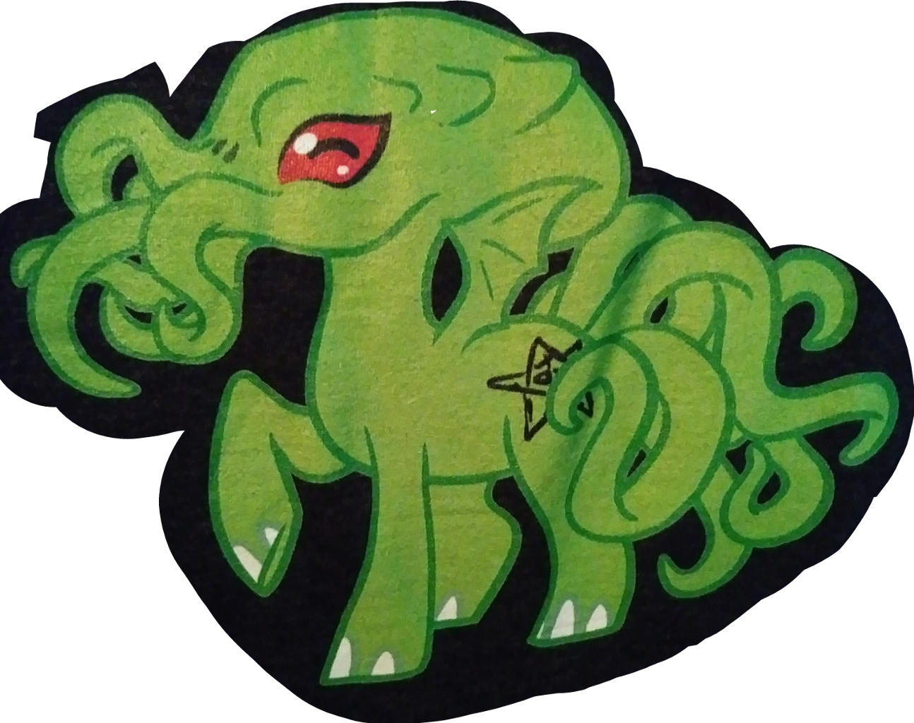 Cthulhu My Little Pony My Little Cthulhu - Cthulhu (1294x1024), Png Download