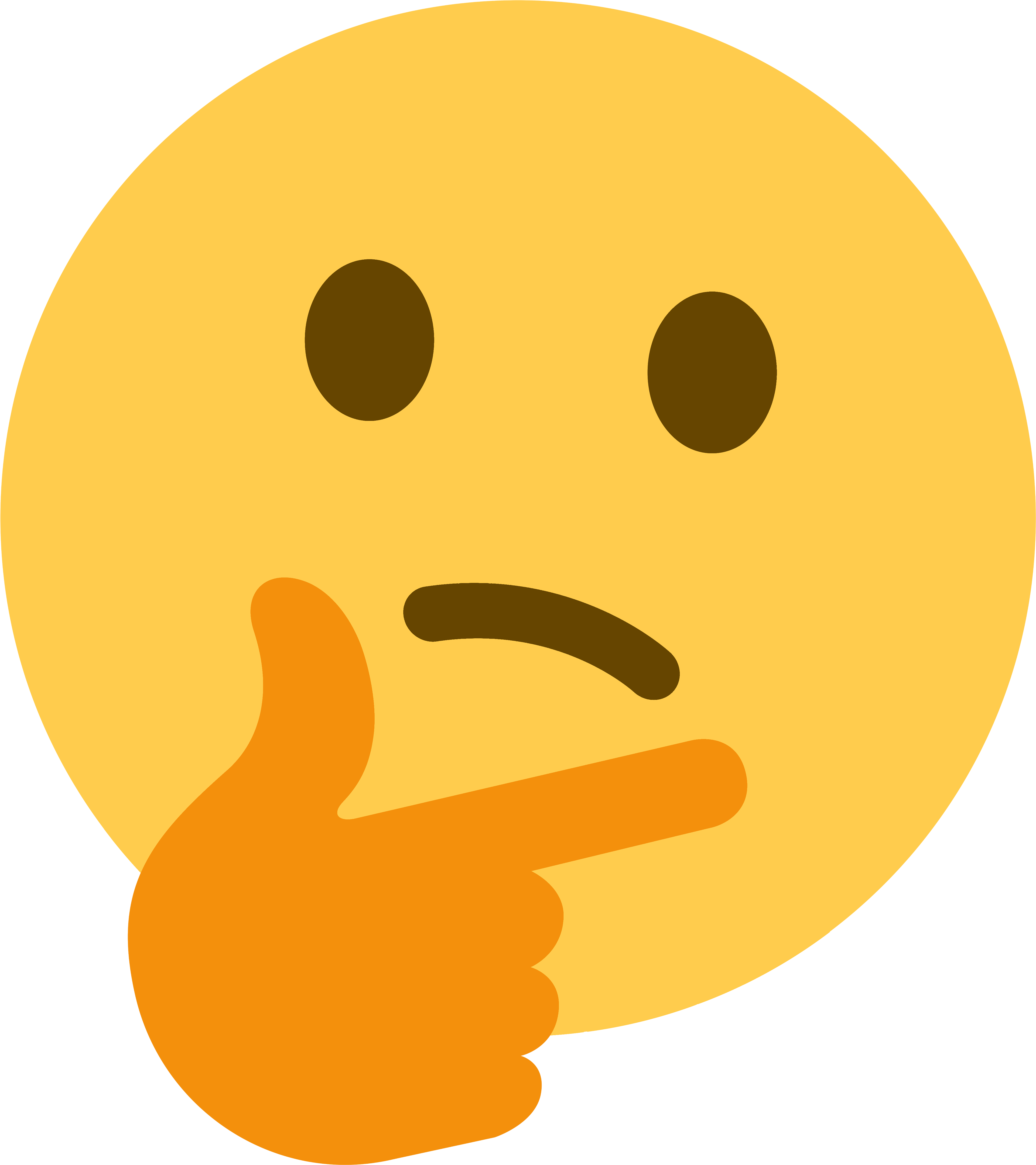 Starethink Discord Emoji - Emoji De Pensamiento Png (5000x5000), Png Download