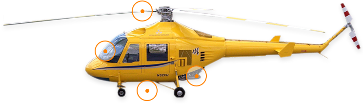 Helicopter Rotor (743x222), Png Download