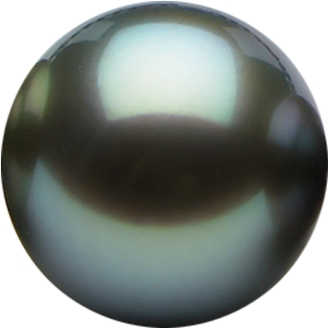 Blue Cultured Pearl - Tahitian Peacock Pearl (453x362), Png Download
