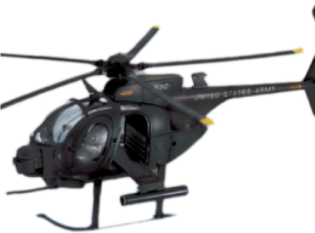 Army Helicopter Png Transparent Images - Bbi Elite Force Little Bird (640x480), Png Download