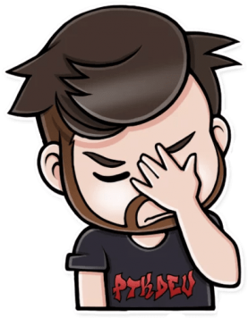 Facepalm Lame Lamo Ламо - Cartoon (360x360), Png Download